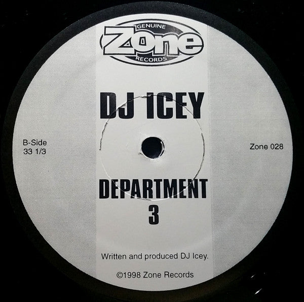 DJ Icey - Vocodor Bass / Department 3