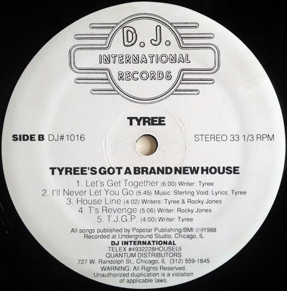 Tyree Cooper - Tyree's Got A Brand New House