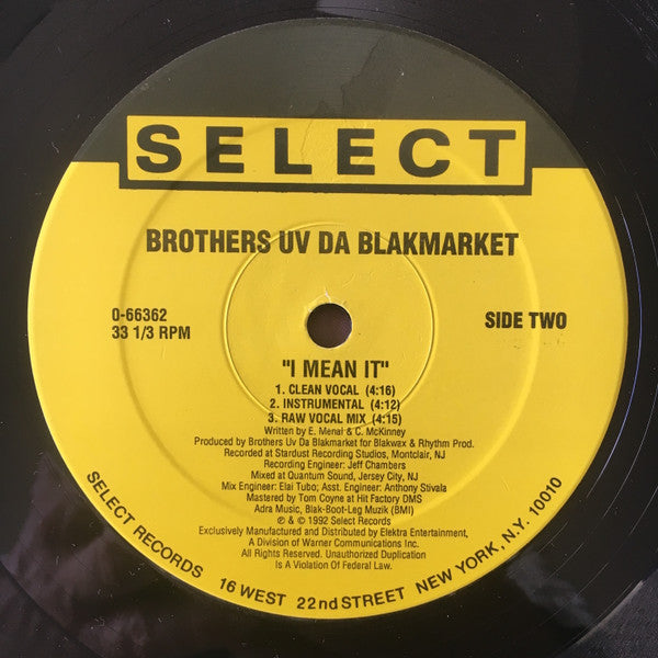 Brothers Uv Da Blakmarket - Not U Again