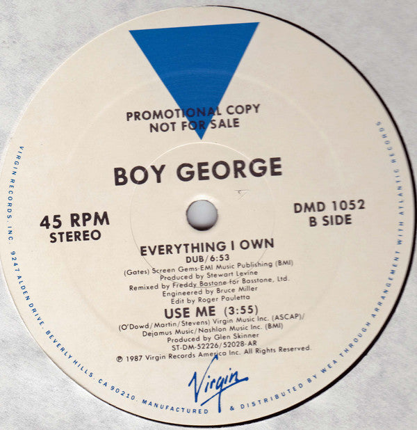 Boy George - Everything I Own