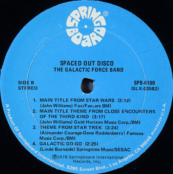 Galactic Force Band, The - Spaced Out Disco