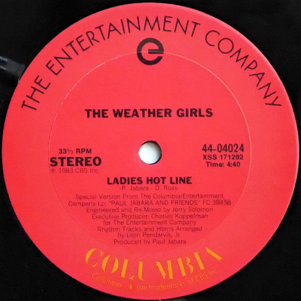 Weather Girls, The - I'm Gonna Wash That Man Right Outa My Hair