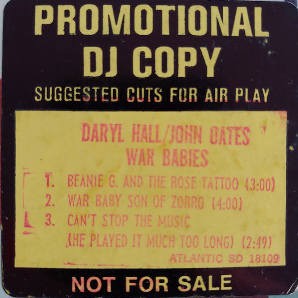Daryl Hall & John Oates - War Babies