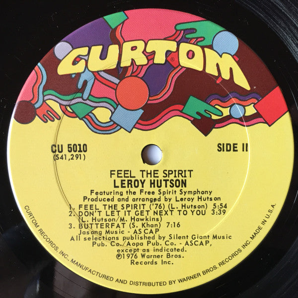 LeRoy Hutson Featuring Free Spirit Symphony, The - Feel The Spirit
