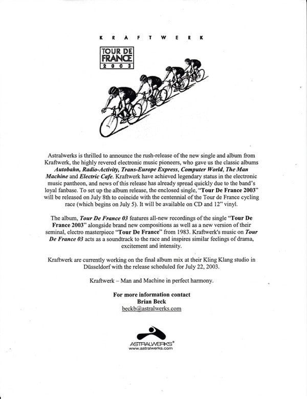 Kraftwerk - Tour De France 2003