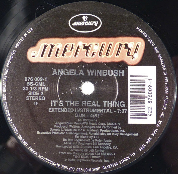 Angela Winbush - It's The Real Thing