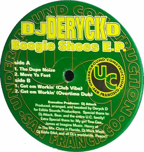 DJ Deryck 'D' - Boogie Shoes EP