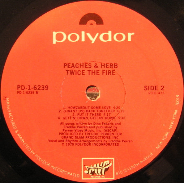 Peaches & Herb - Twice The Fire