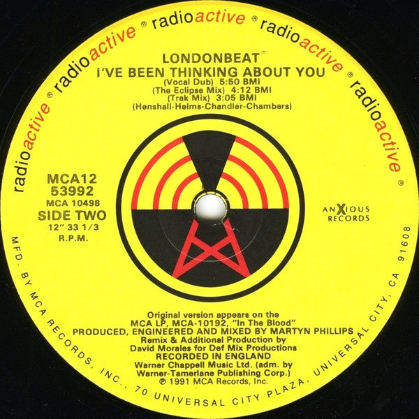 Londonbeat - I've Been Thinking About You