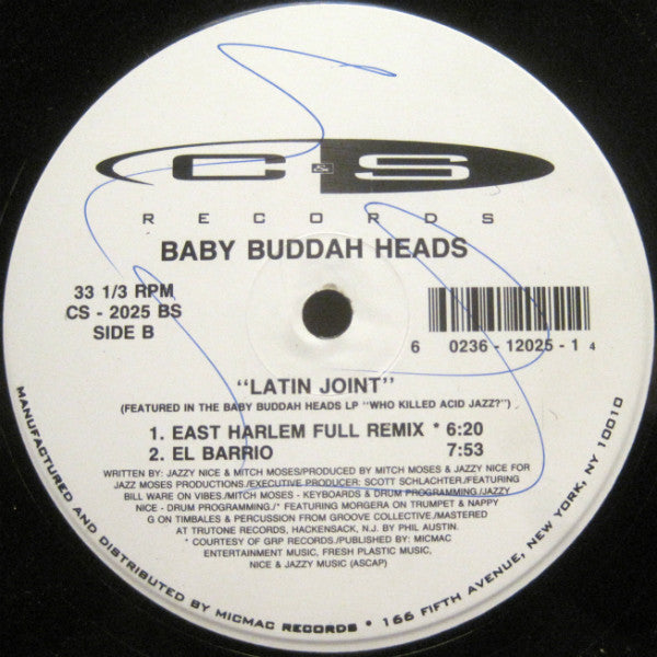 Baby Buddah Heads - Latin Joint