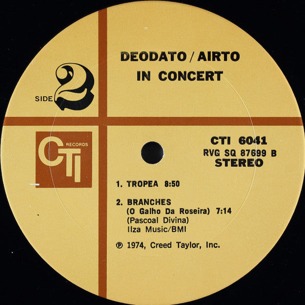 Eumir Deodato / Airto Moreira - In Concert