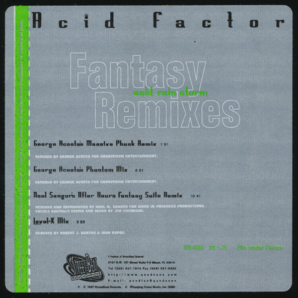 Acid Factor - Acid Rain Storm (Fantasy Remixes)