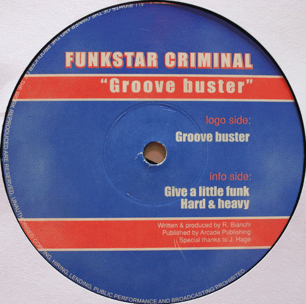 Funkstar Criminal - Groove Buster