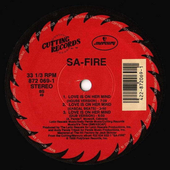 Safire - Love Is On Her Mind