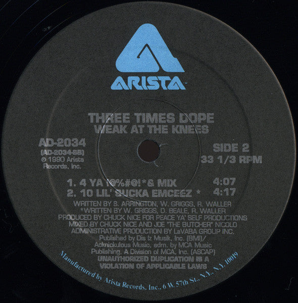 Three Times Dope - Weak At The Knees