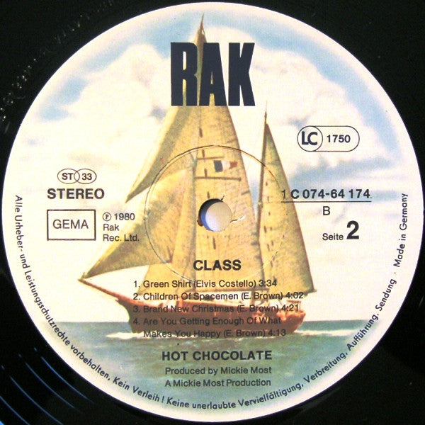 Hot Chocolate - Class