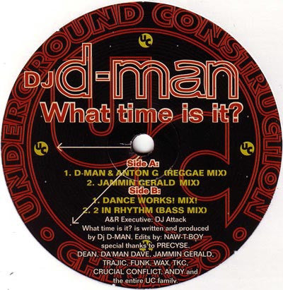 DJ D-Man - What Time Is It?