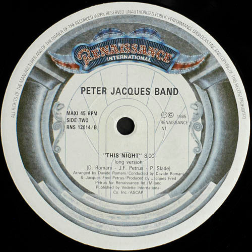 Peter Jacques Band - This Night