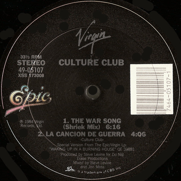 Culture Club - The War Song (Ultimate Dance Mix)
