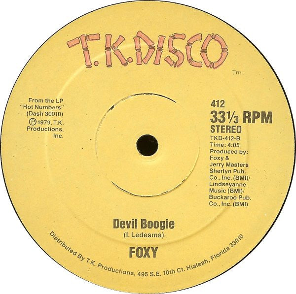 Foxy - RRRRRRock / Devil Boogie