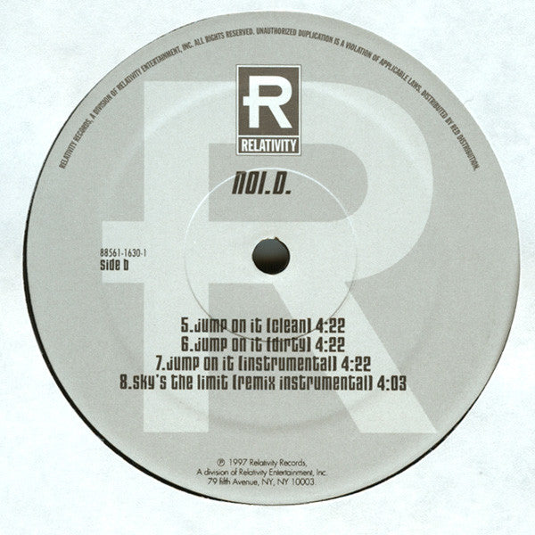 No I.D. Featuring Dug Infinite - Sky's The Limit / Jump On It