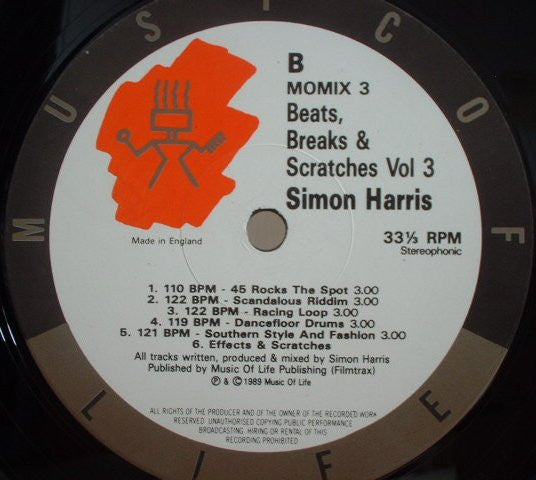 Simon Harris - Beats, Breaks & Scratches Volume 3