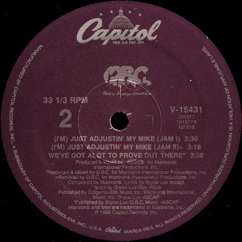 Back To School / (I'm) Just Adjustin' My Mike