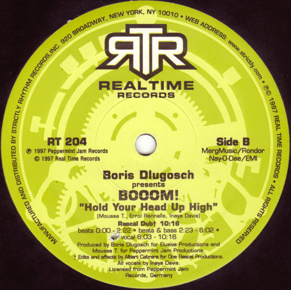 Boris Dlugosch Presents Booom! - Hold Your Head Up High