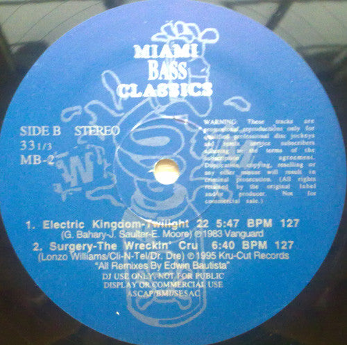 Various - Miami Bass Classics Vol. 2