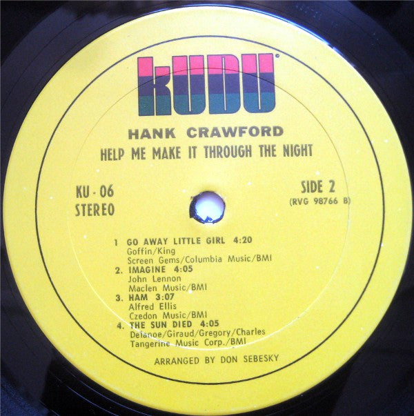 Hank Crawford - Help Me Make It Through The Night