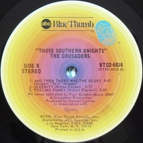 Crusaders, The - Those Southern Knights