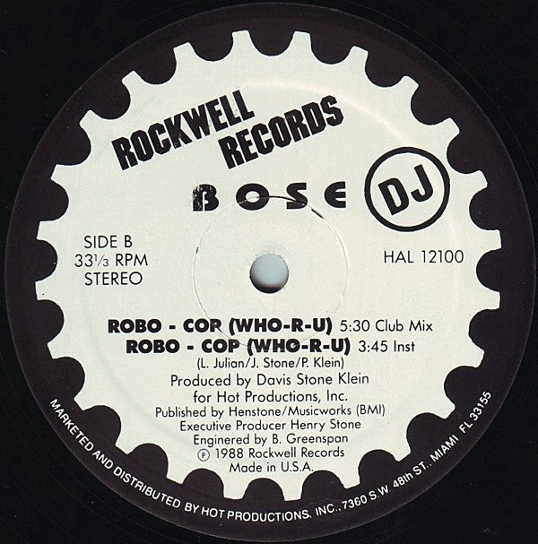 B.O.S.E. - Robo - Cop (Who-R-U)
