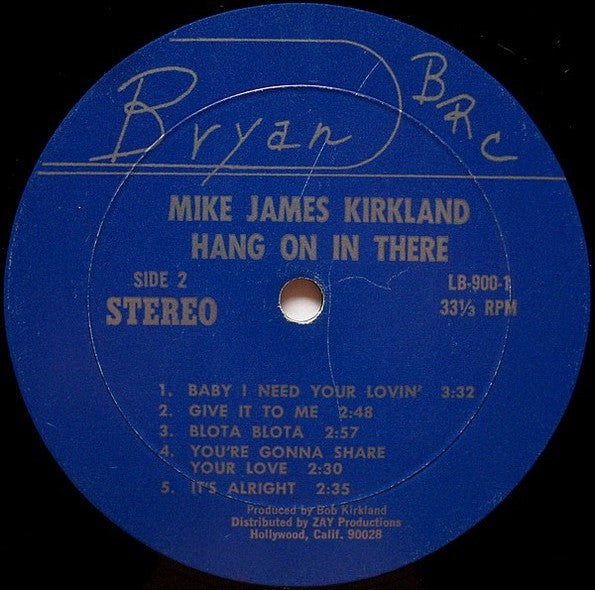 Mike James Kirkland - Hang On In There