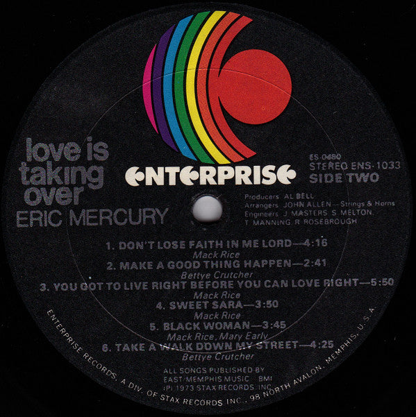 Eric Mercury - Love Is Taking Over
