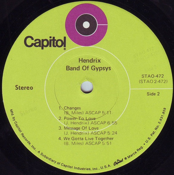 Jimi Hendrix - Band Of Gypsys