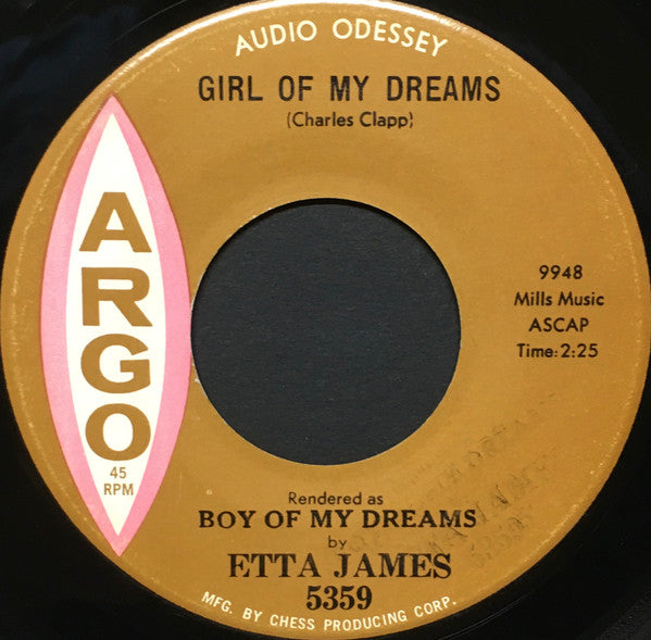Etta James - All I Could Do Was Cry / Girl Of My Dreams
