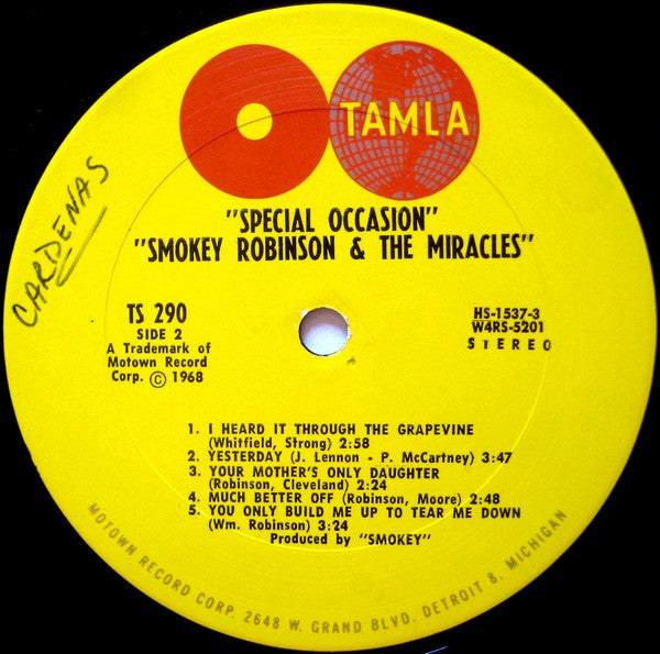 Miracles, The - Special Occasion