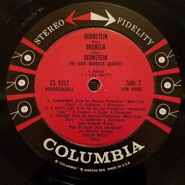 Dave Brubeck Quartet, The - Bernstein Plays Brubeck Plays Bernstein