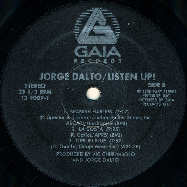Jorge Dalto - Listen Up!
