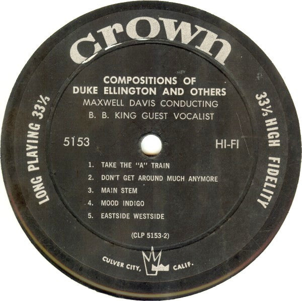 B.B. King - Compositions Of Duke Ellington And Others