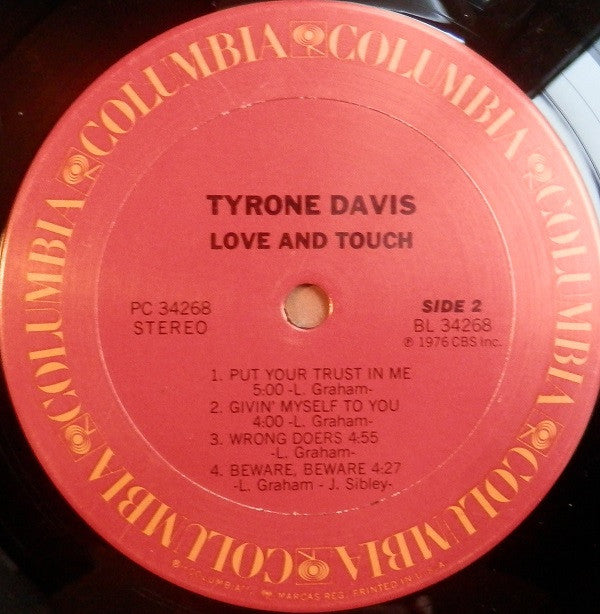 Tyrone Davis - Love And Touch