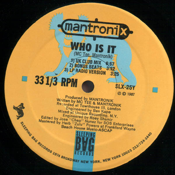Mantronix - Who Is It?