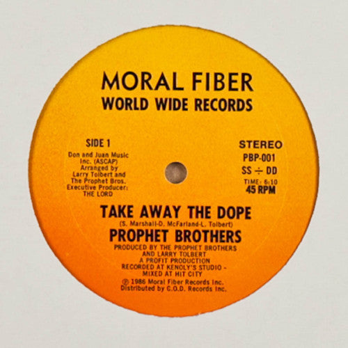 Prophet Brothers - Take Away The Dope