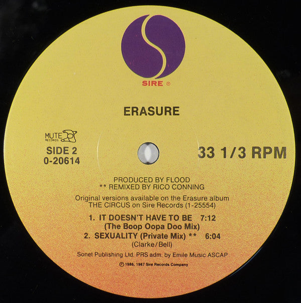 Erasure - Sometimes