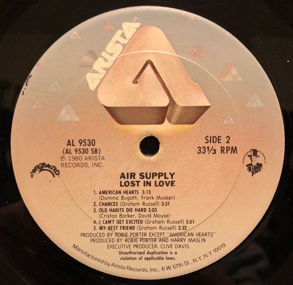 Air Supply - Lost In Love
