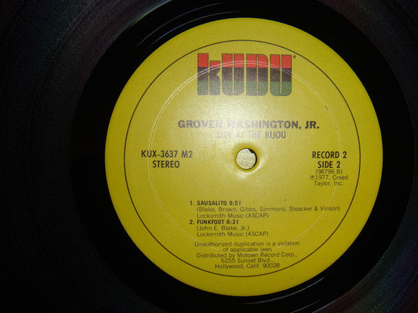 Grover Washington, Jr. - Live At The Bijou