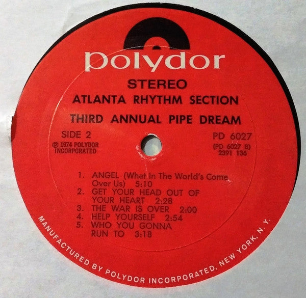 Atlanta Rhythm Section - Third Annual Pipe Dream