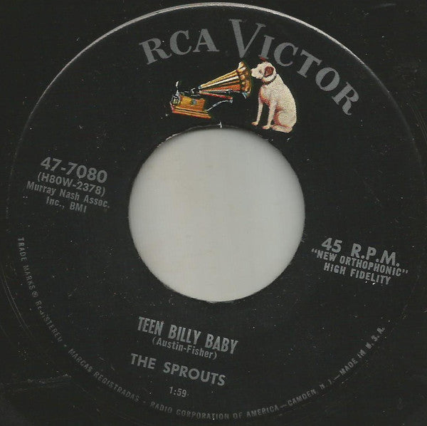 Sprouts , The - Teen Billy Baby / Goodbye, She's Gone