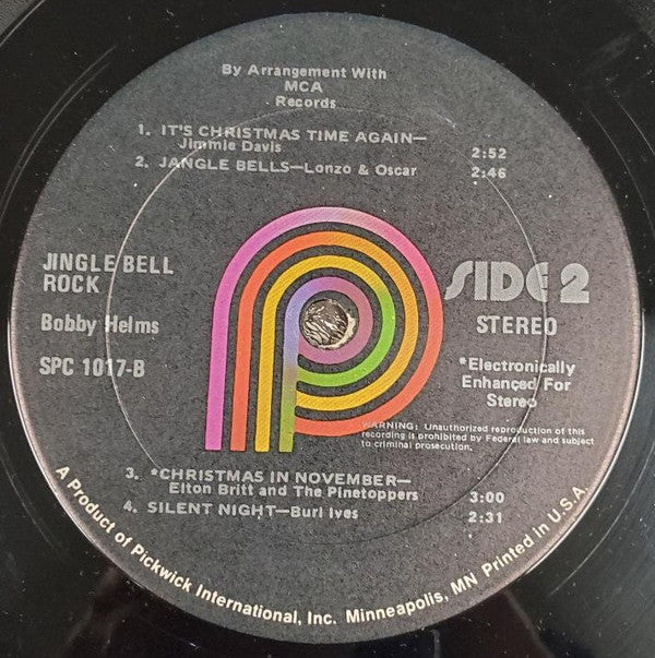 Various - Jingle Bell Rock - The Original Bobby Helms Hit!