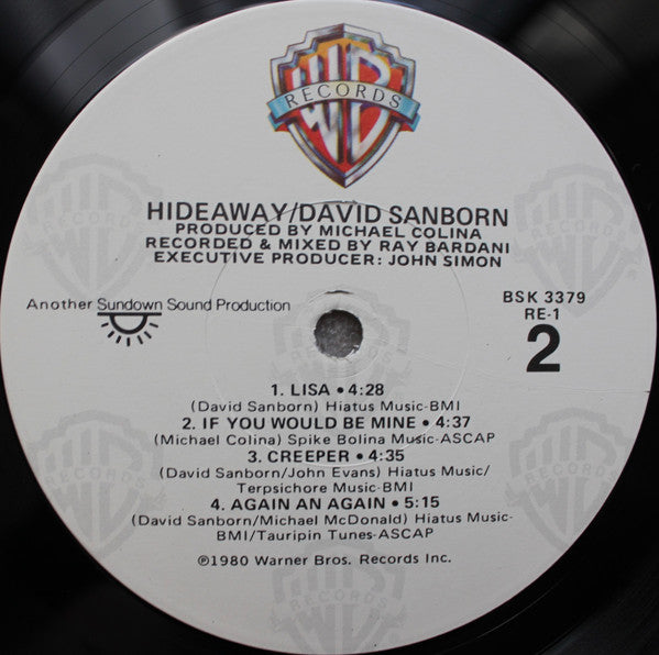 David Sanborn - Hideaway